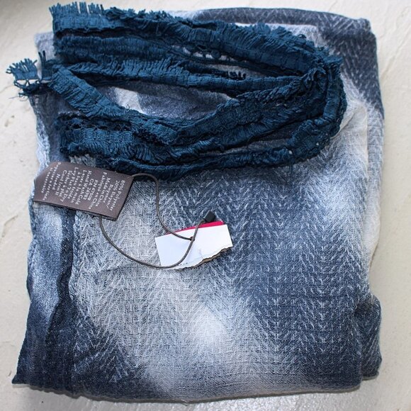 New w/Tags - Vince Camuto Ombre Frings Tassel Wrap, Tie Dye Ombre Pattern - Picture 7 of 9